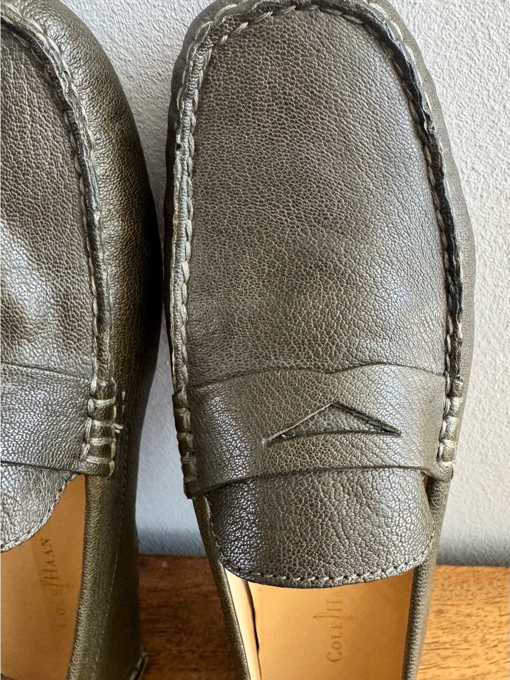 Cole Haan Leather Penny Loafer Slip On Driving Shoes Moccasin Style Women’s 9 - Picture 5 of 9